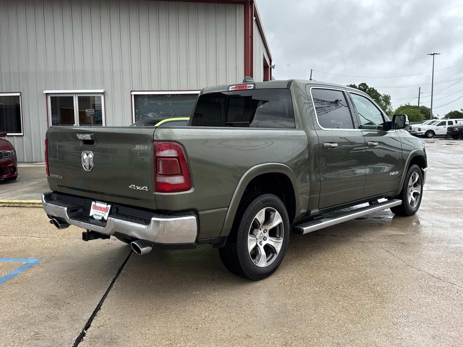 Used 2021 Olive Green Pearlcoat Ram Laramie image 7