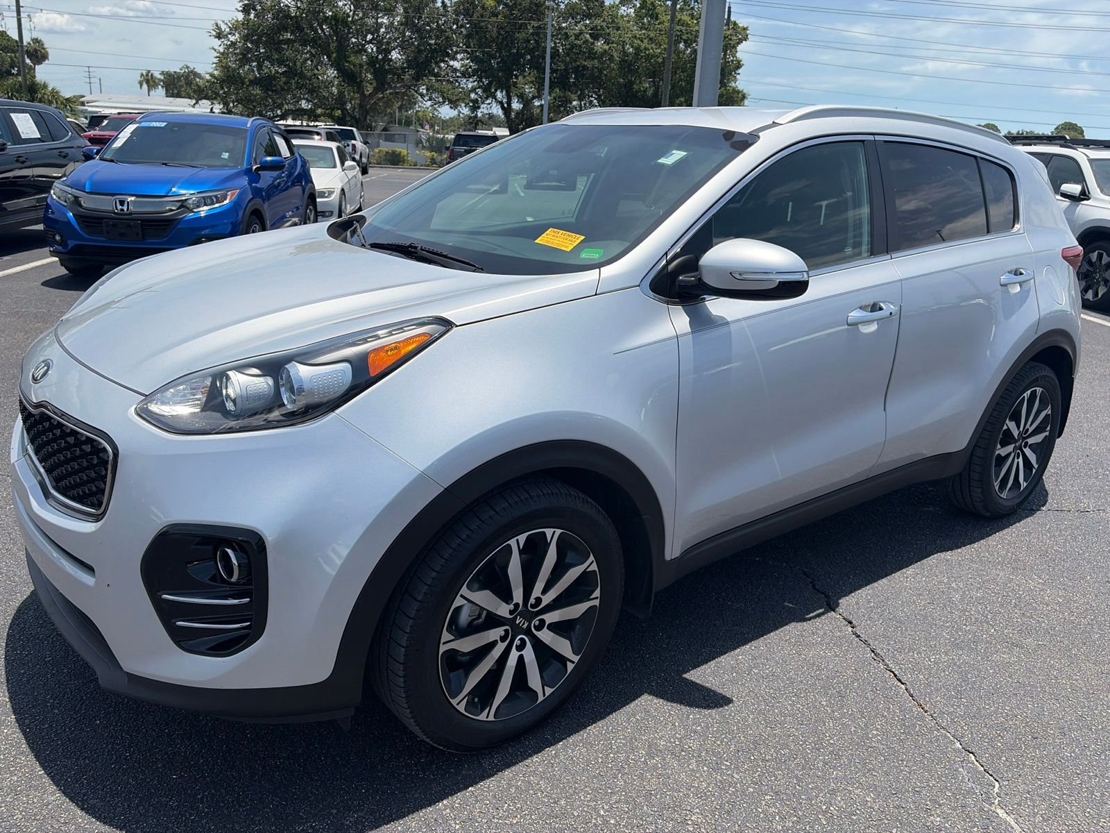 Used 2019 Silver Kia EX image 3