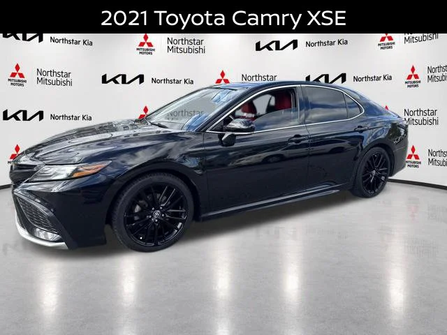 Used 2021 Black Toyota XSE image 2