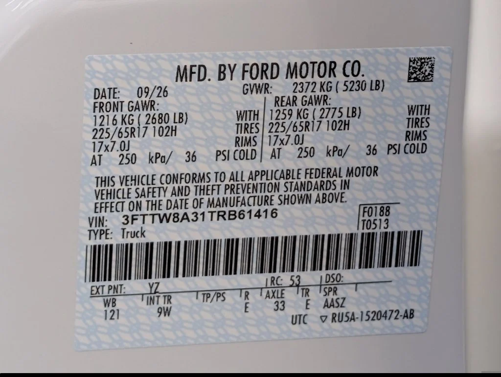 New 2026 Oxford White Ford XL image 21