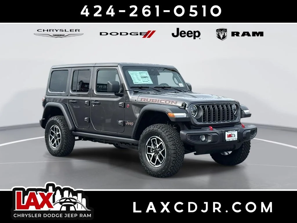 New 2026 Gray Jeep Rubicon image 1