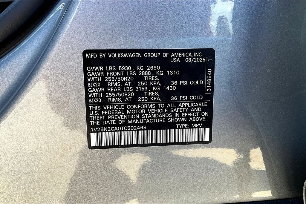2026 Volkswagen Atlas SEL - Photo 8