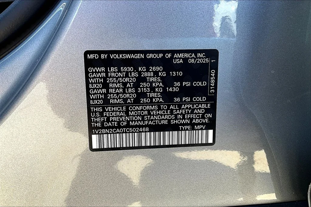 2026 Volkswagen Atlas SEL - Photo 8
