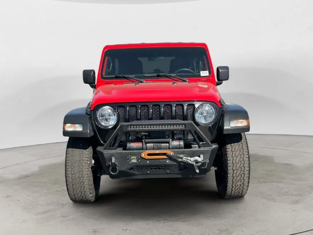 Used 2021 Red Jeep Unlimited Willys image 3