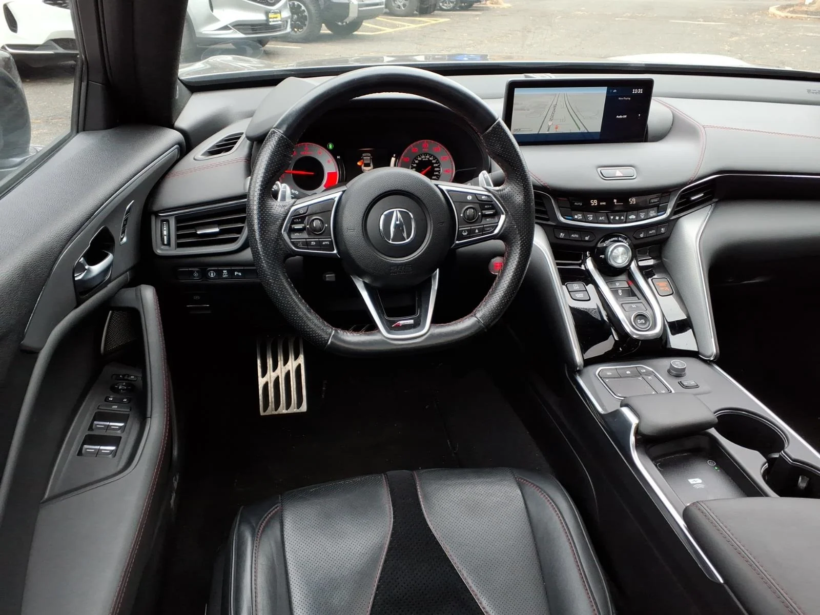 Used 2021 Modern Steel Metallic Acura A-Spec image 7
