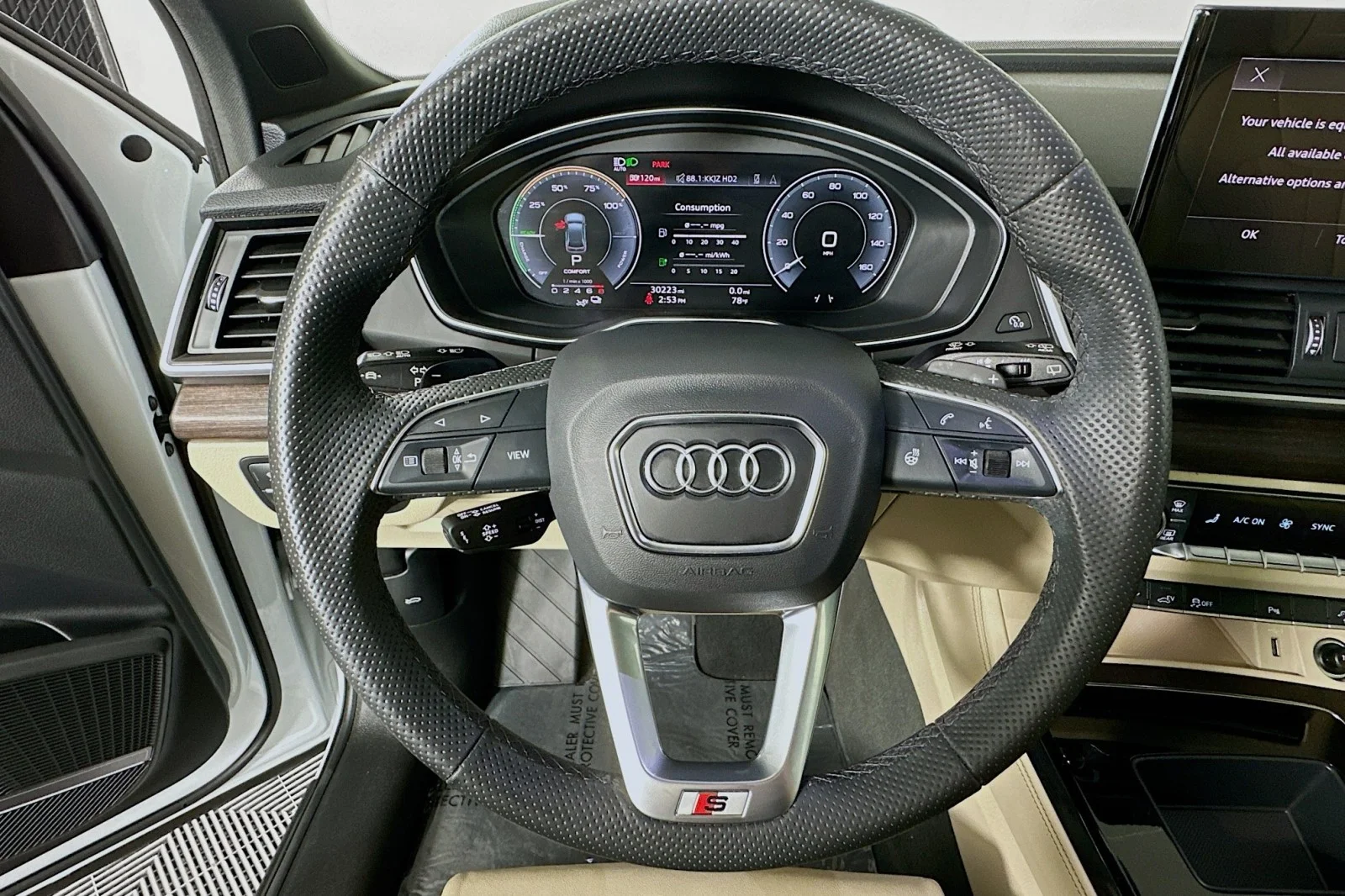 Used 2024 Glacier White Metallic Audi S line Premium Plus image 19