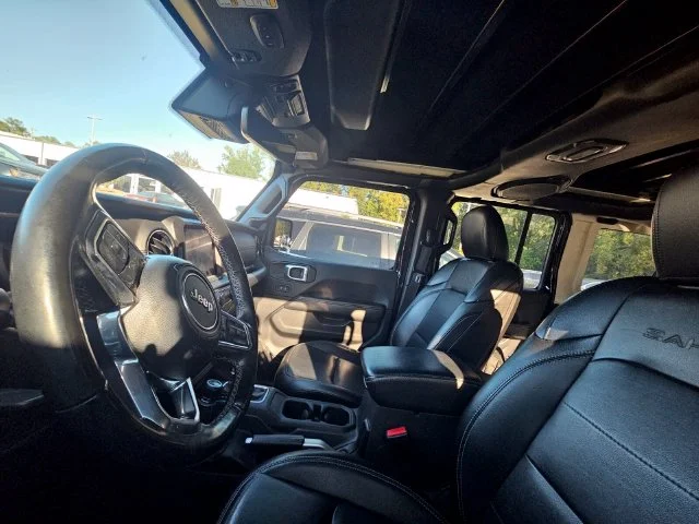 Used 2021 Black Jeep Unlimited Sahara 4xe image 10