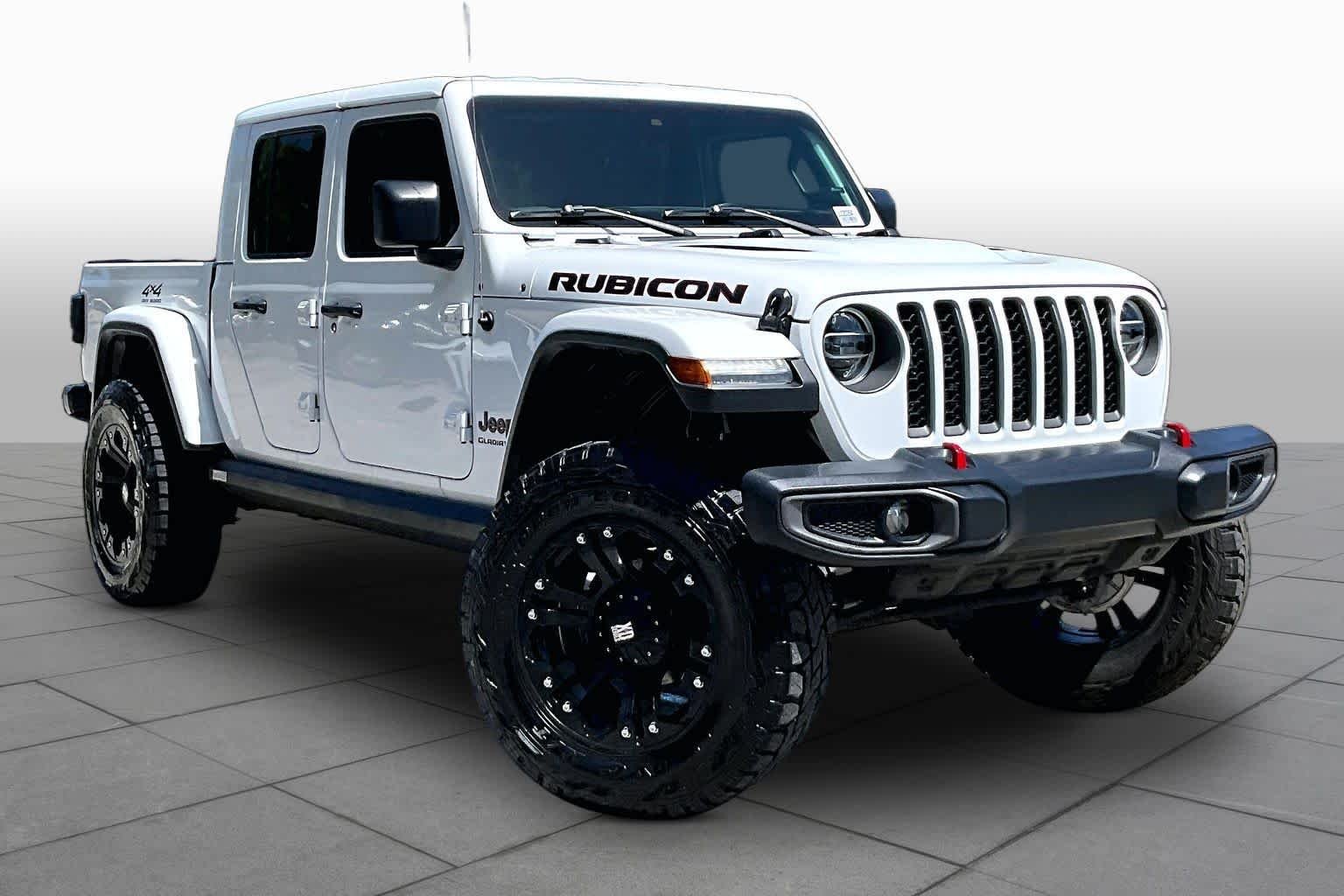 Used 2020 Bright White Clearcoat Jeep Rubicon image 3