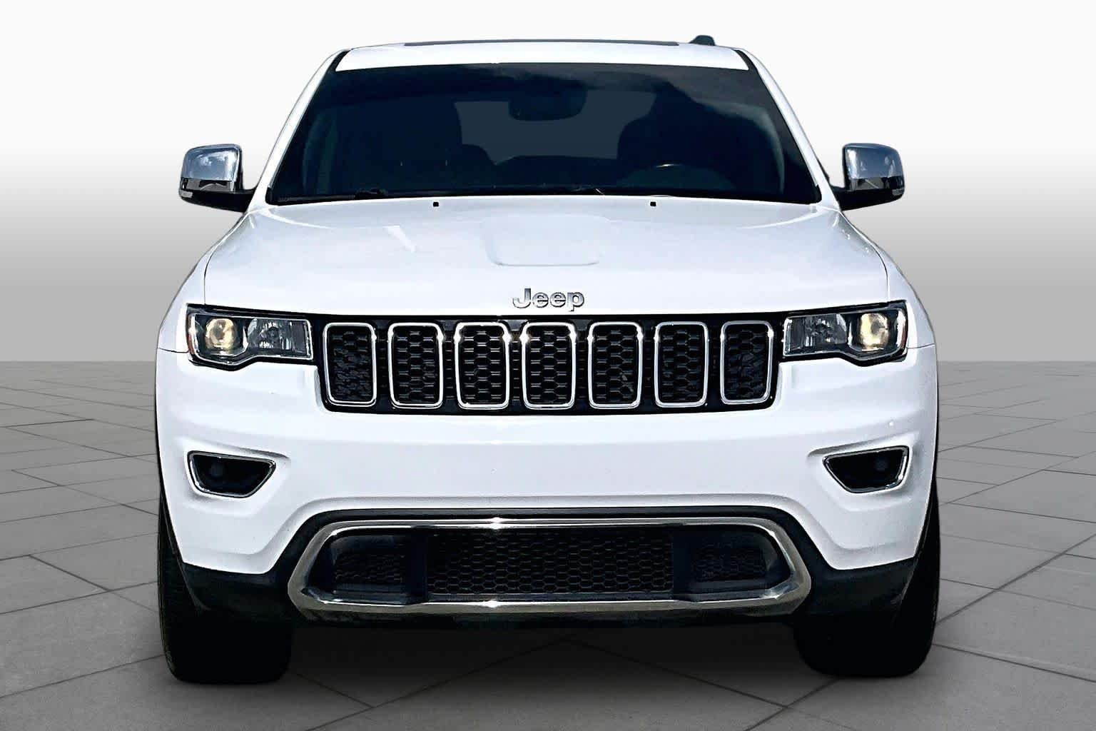 Used 2021 Bright White Clearcoat Jeep Limited image 3