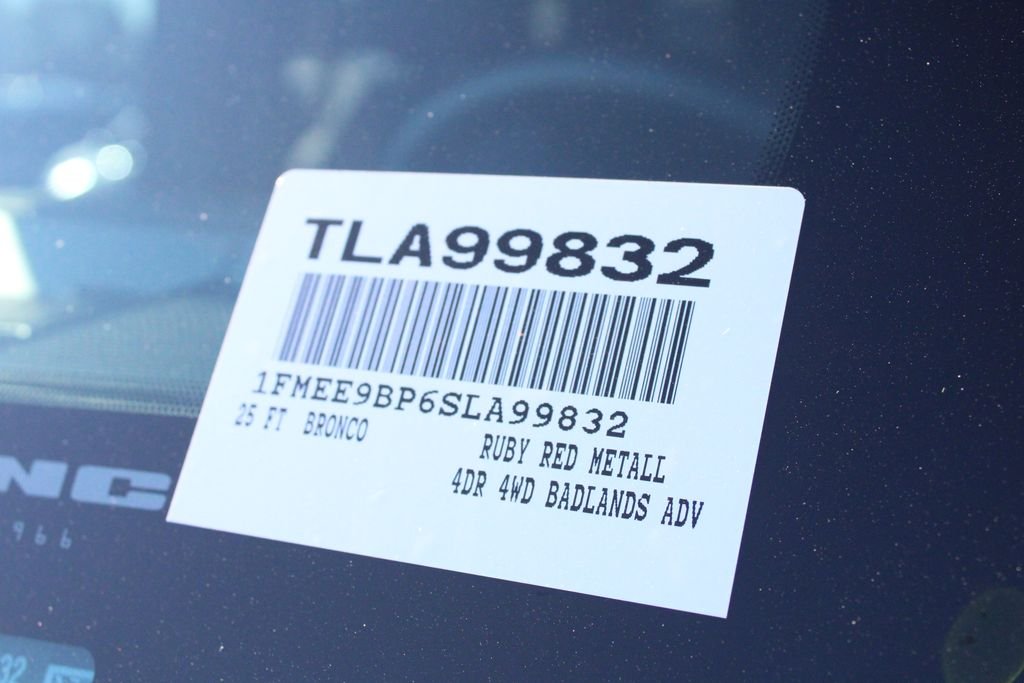 Used 2025 Ruby Red Metallic Ford Badlands image 36