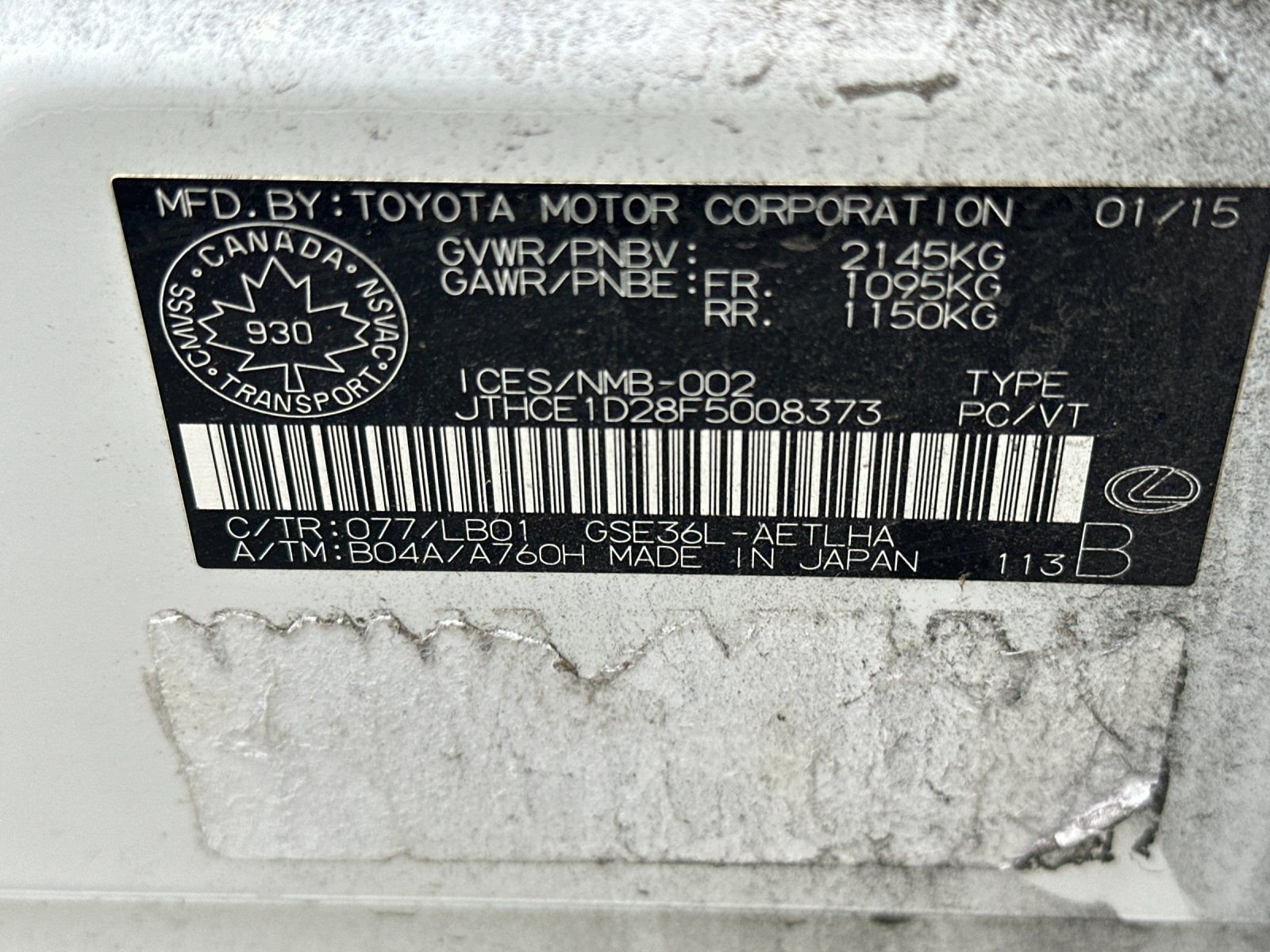 Used 2015 Ultra White Lexus 350 image 26