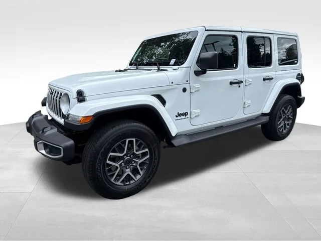 New 2026 Bright White Clear-Coat Exterior Paint Jeep Sahara image 3