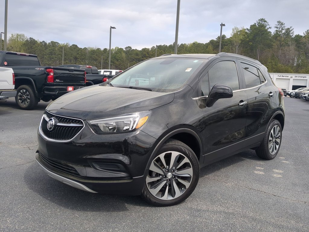 Used 2022 Ebony Twilight Metallic Buick Preferred image 1