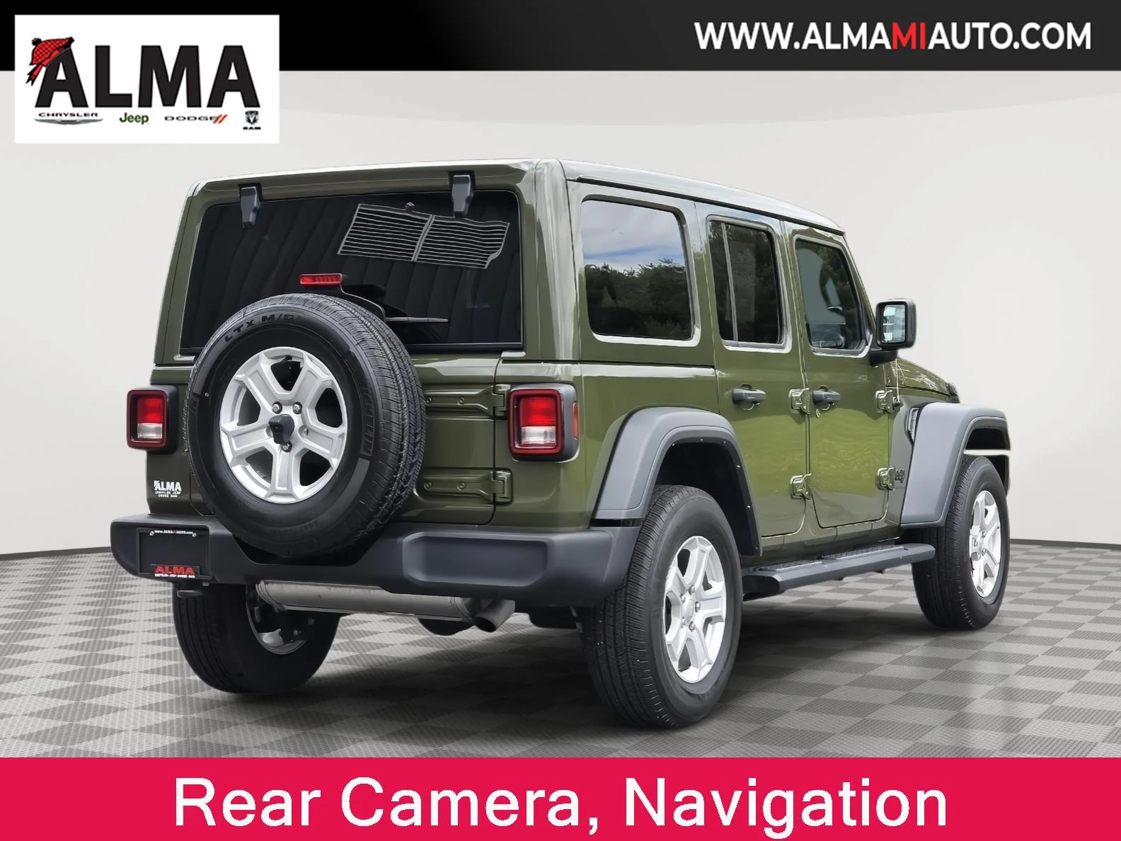 Used 2023 Sarge Green Clearcoat Jeep Sport S image 5