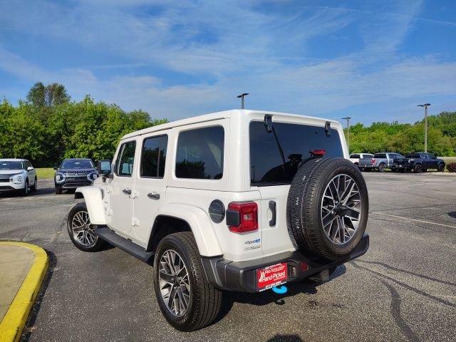 Used 2023 White Jeep Sahara 4xe image 5