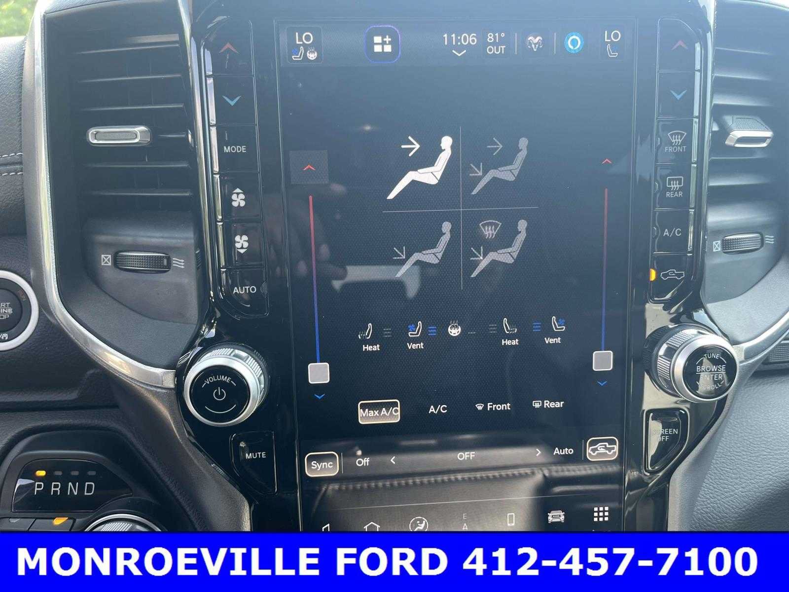Used 2023 Granite Crystal Metallic Clearcoat RAM Laramie image 32