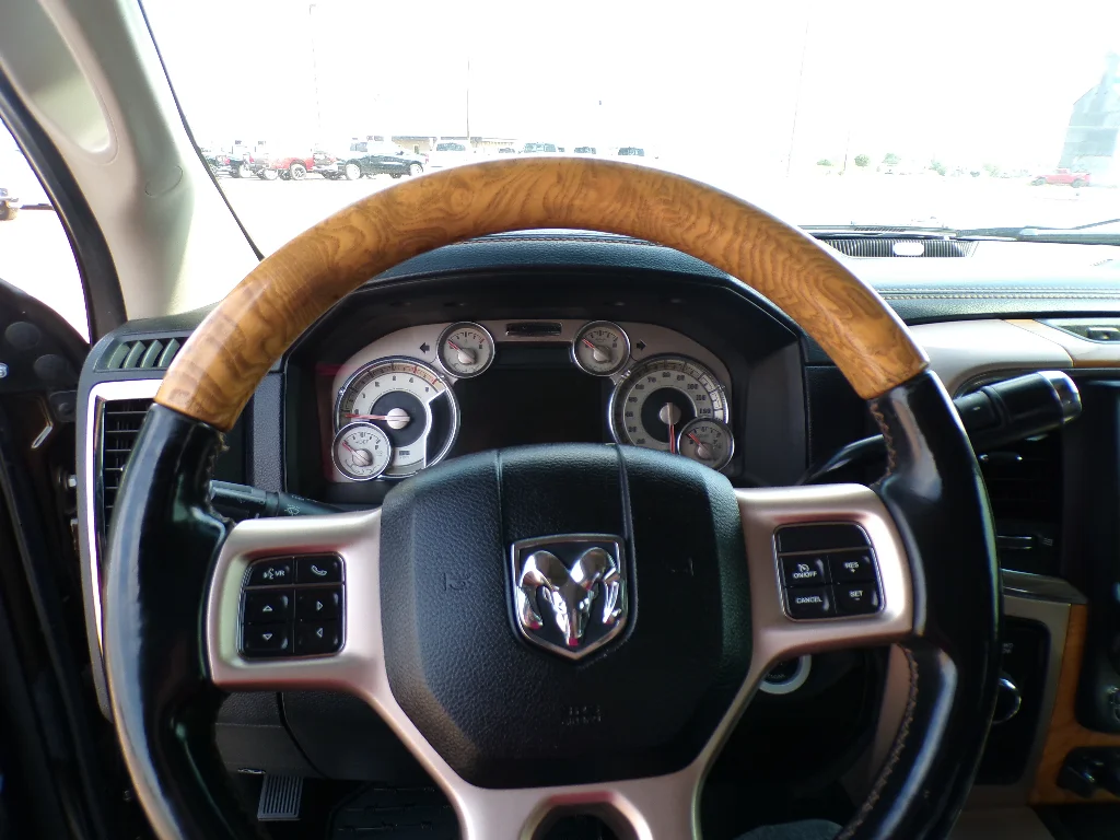 Used 2013 Black Gold Pearlcoat Ram Laramie Longhorn image 24