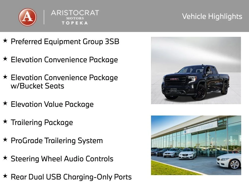 Used 2019 GMC Sierra 1500 Elevation with VIN 1GTR9CED0KZ421984 for sale in Kansas City