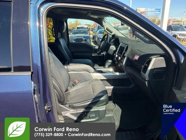 Used 2018 Blue Ford Lariat image 16