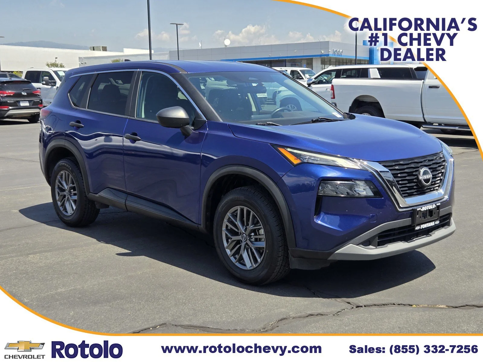 Used 2023 Caspian Blue Metallic Nissan S image 1