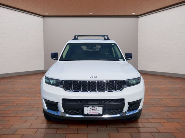 Used 2021 Bright White Clearcoat Jeep Limited image 2