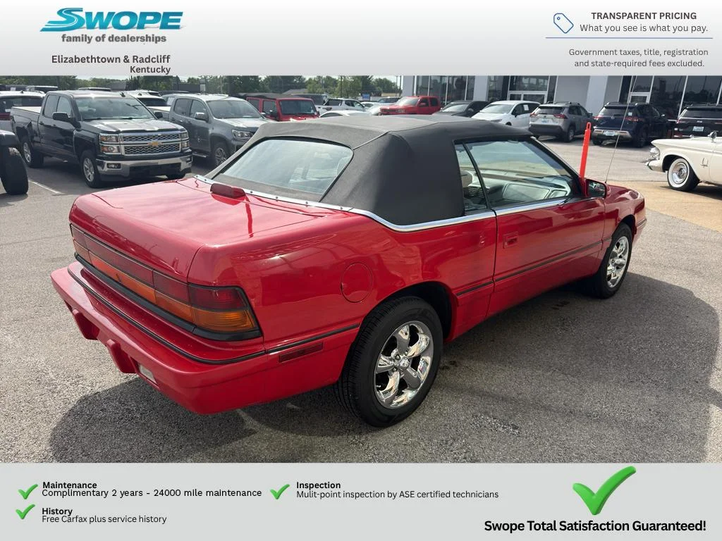 Used 1994 Red Chrysler GTC image 5