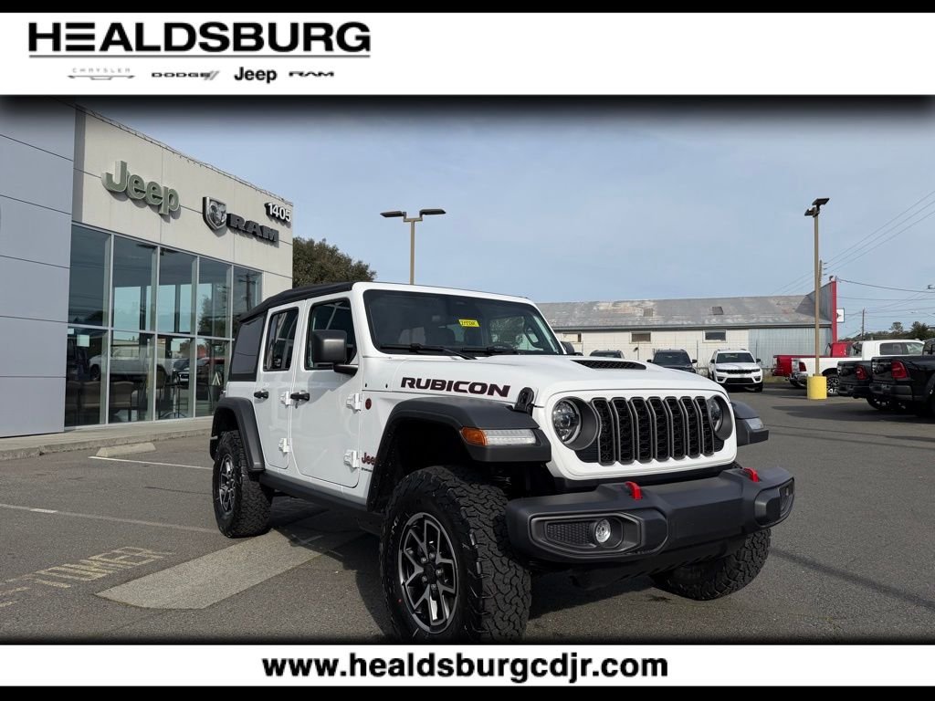 New 2026 Bright White Clear-Coat Exterior Paint Jeep Rubicon image 8