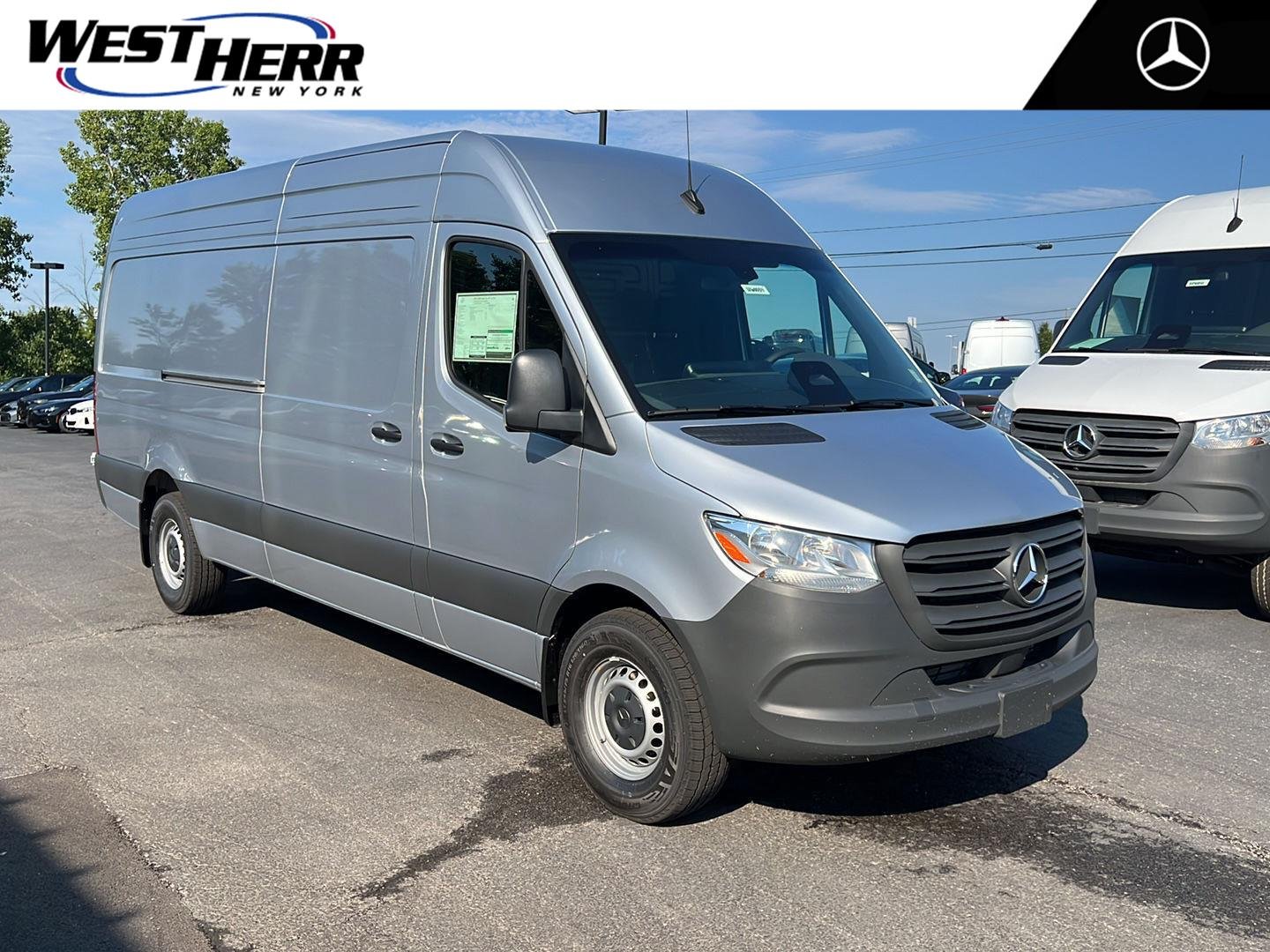 New 2026 high-tech silver metallic Mercedes-Benz Cargo Van 170" 4cyl SO image 1