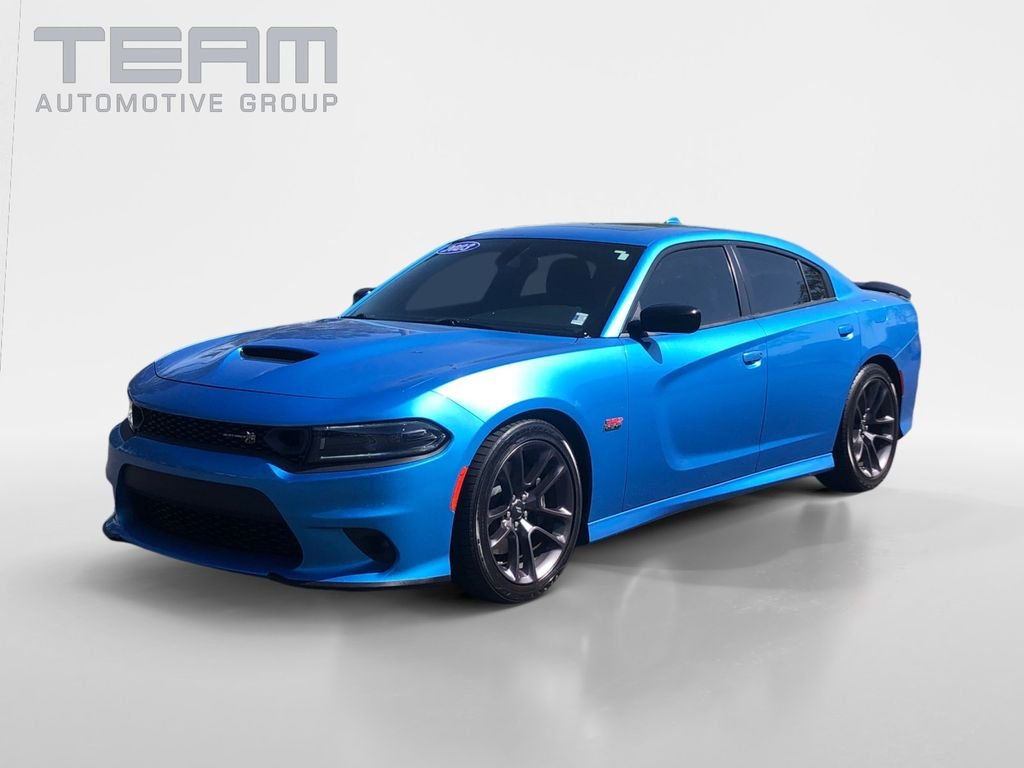 Certified Used 2023 Blue Dodge R/T Scat Pack image 3