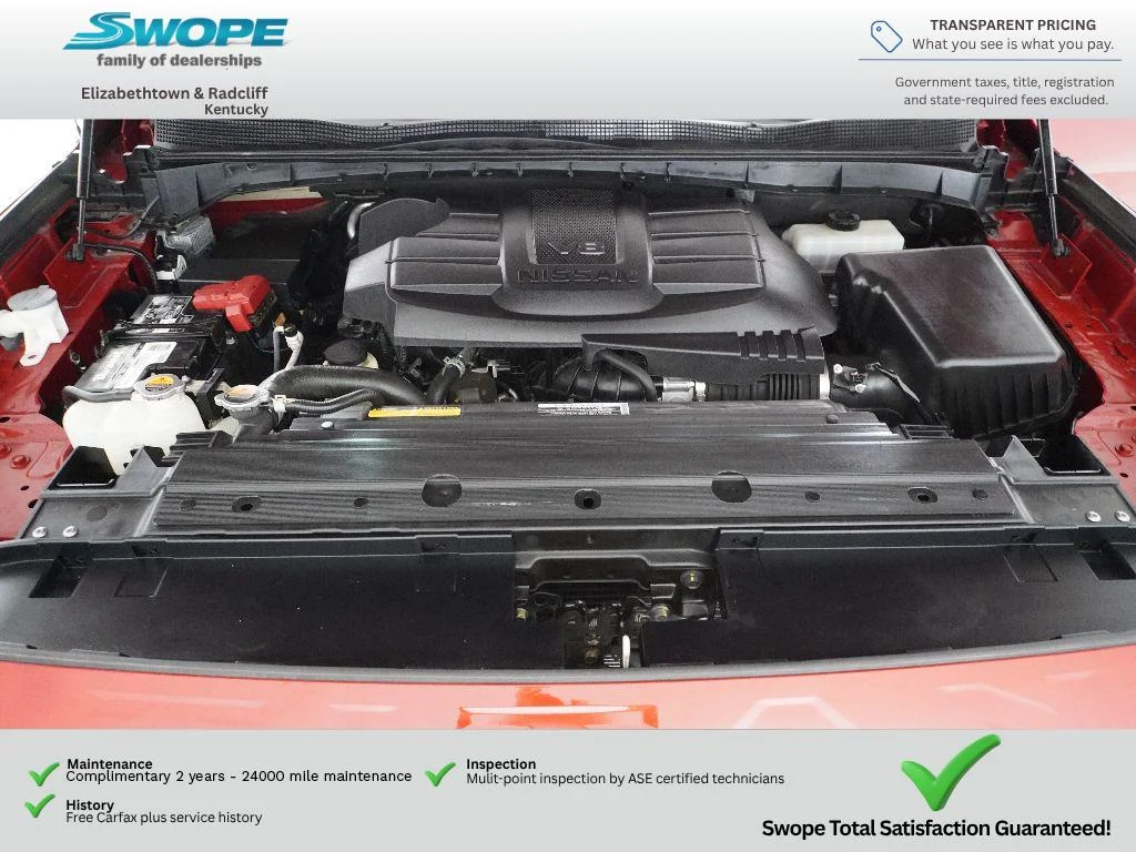 Used 2021 Red Alert Nissan SV image 31