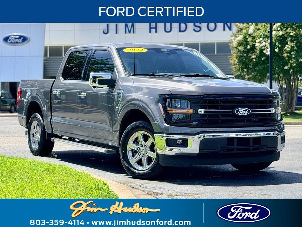 Certified Used 2024 Gray Ford XLT image 1