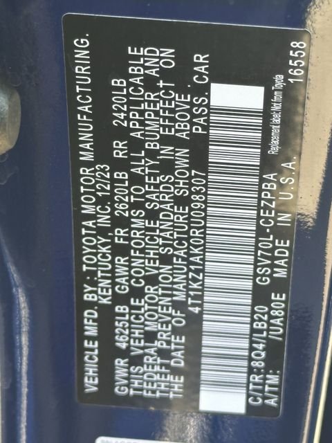 Certified Used 2024 Blue Toyota XSE V6 image 34