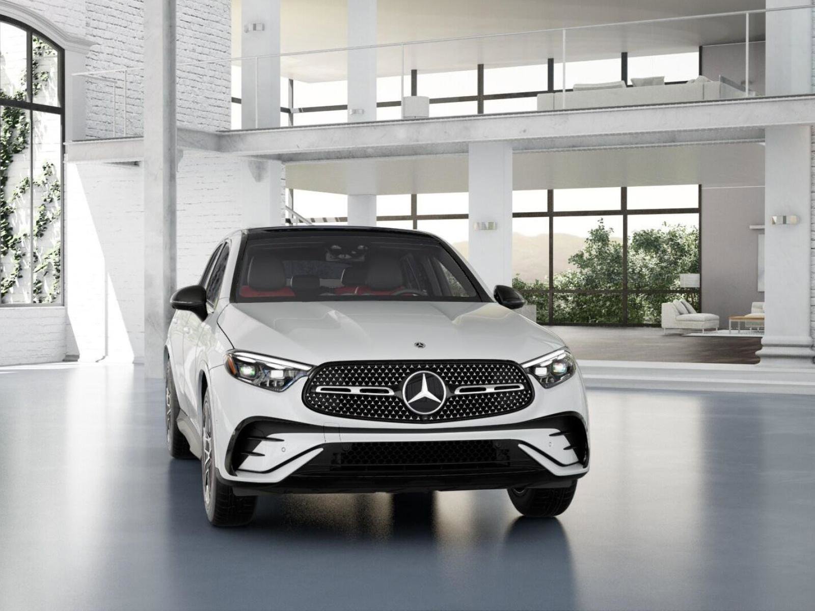 New 2026 MANUFAKTUR Moonlight White Metallic Mercedes-Benz GLC 300 4MATIC® Coupe image 8