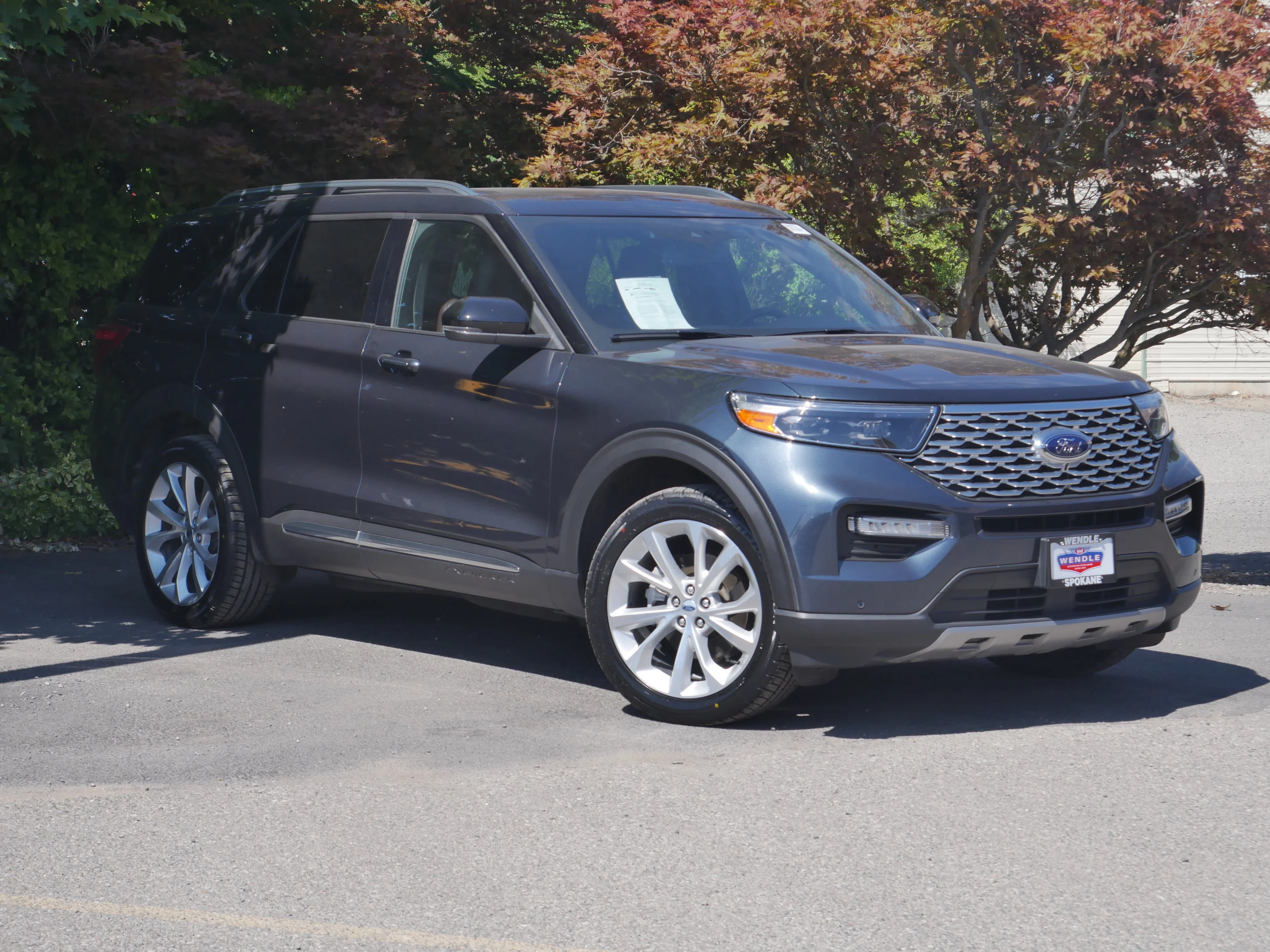 Certified Used 2024 Stone Blue Metallic Ford Platinum image 34