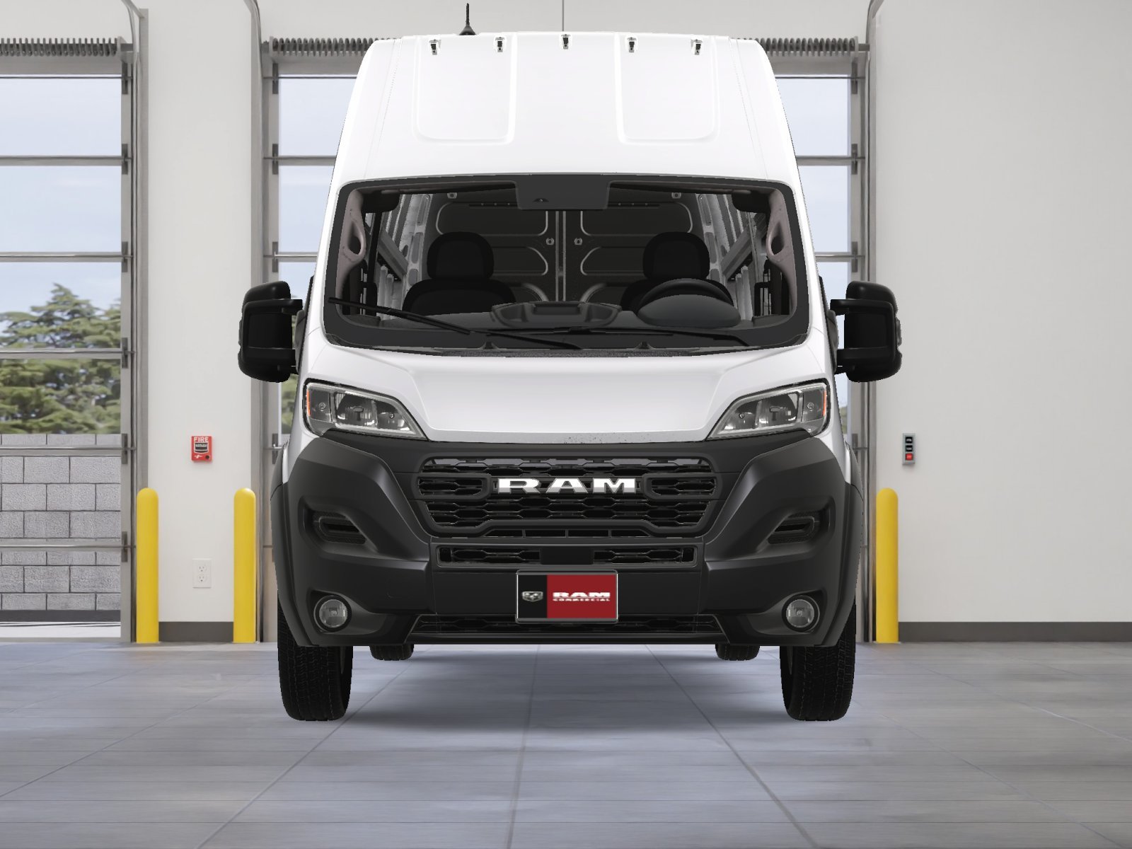 New 2024 Bright White Clear-Coat Exterior Paint RAM Super High Roof image 38