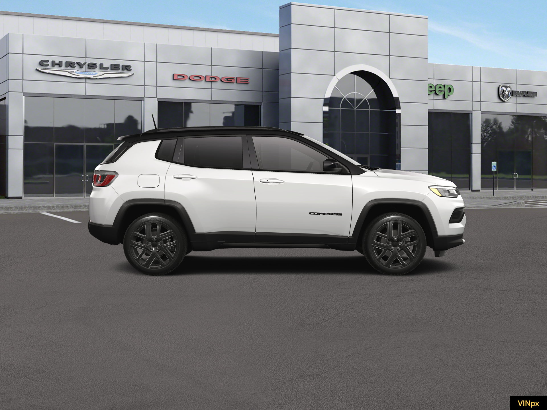 New 2026 Bright White Clear-Coat Exterior Paint Jeep Limited Altitude image 9