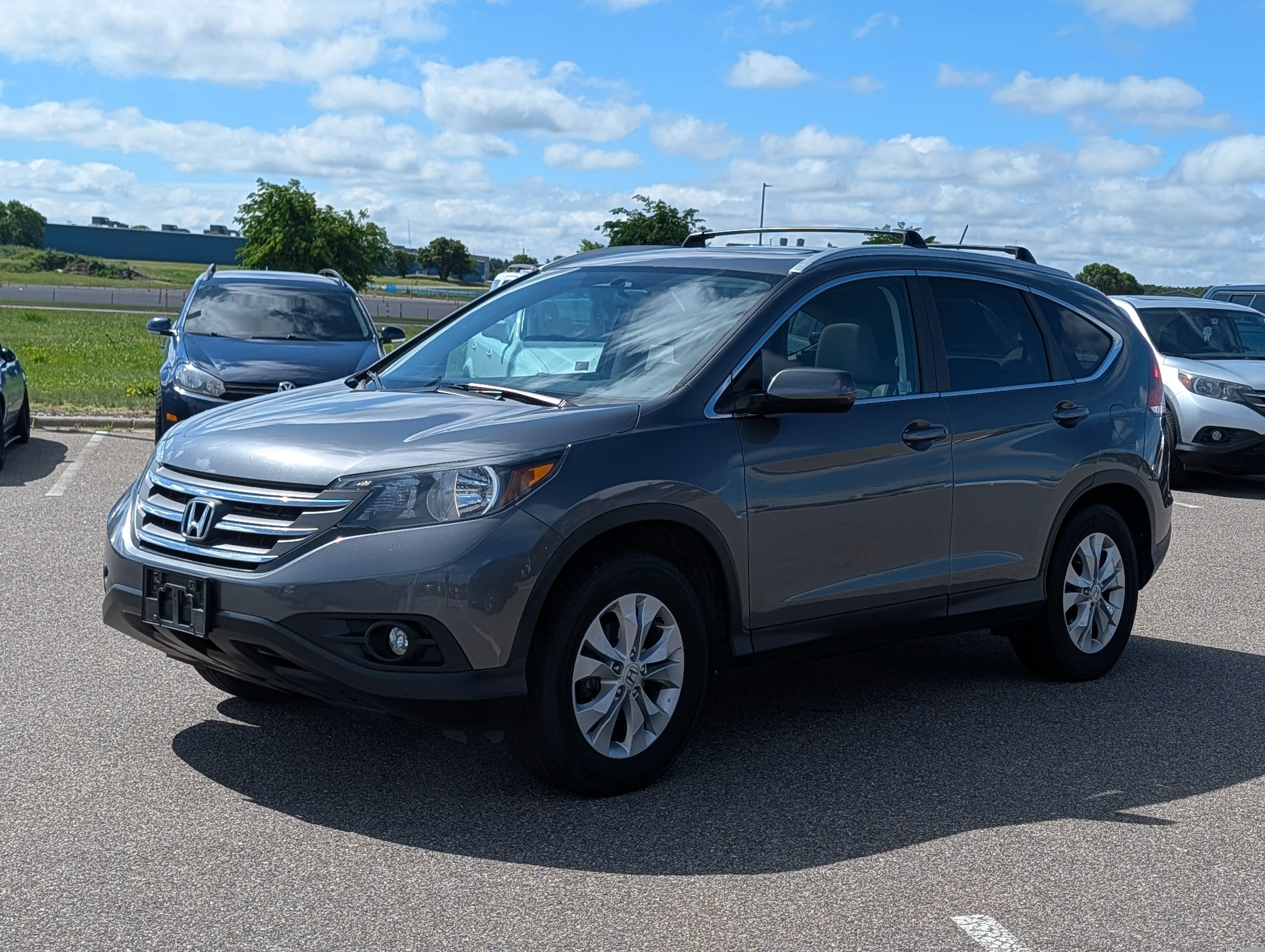 Used 2014 Honda CR-V EX-L with VIN 2HKRM4H71EH641978 for sale in Waite Park, Minnesota