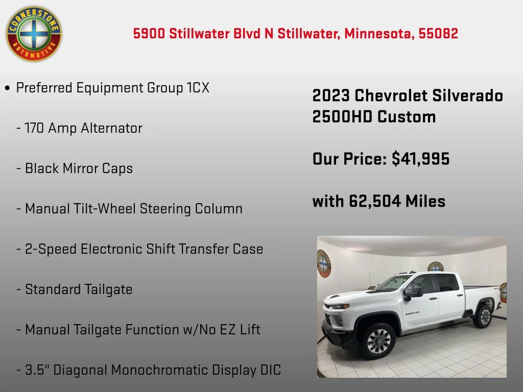 Used 2023 White Chevrolet Custom image 15