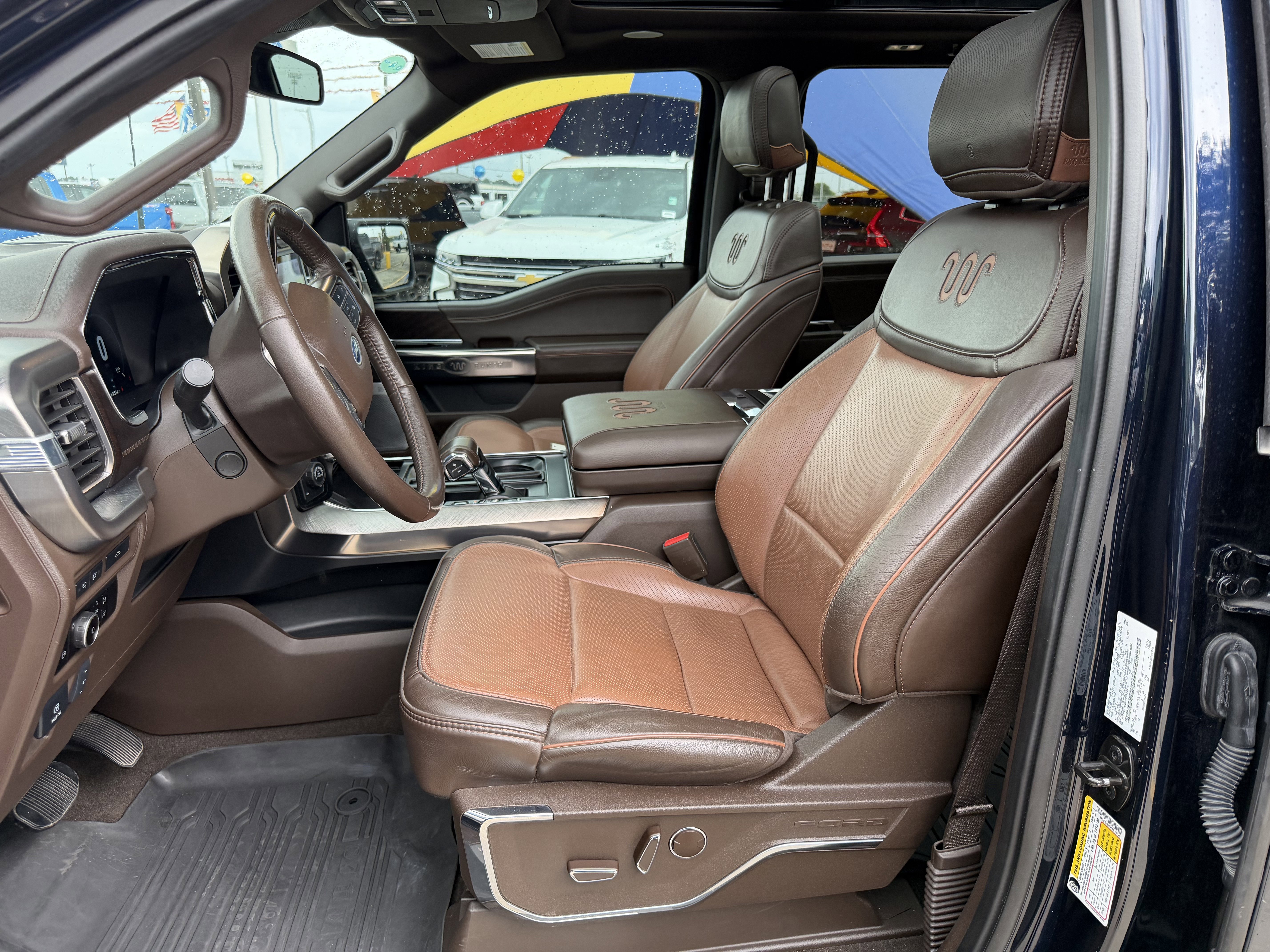Used 2023 Antimatter Blue Metallic Ford King Ranch PowerBoost image 16