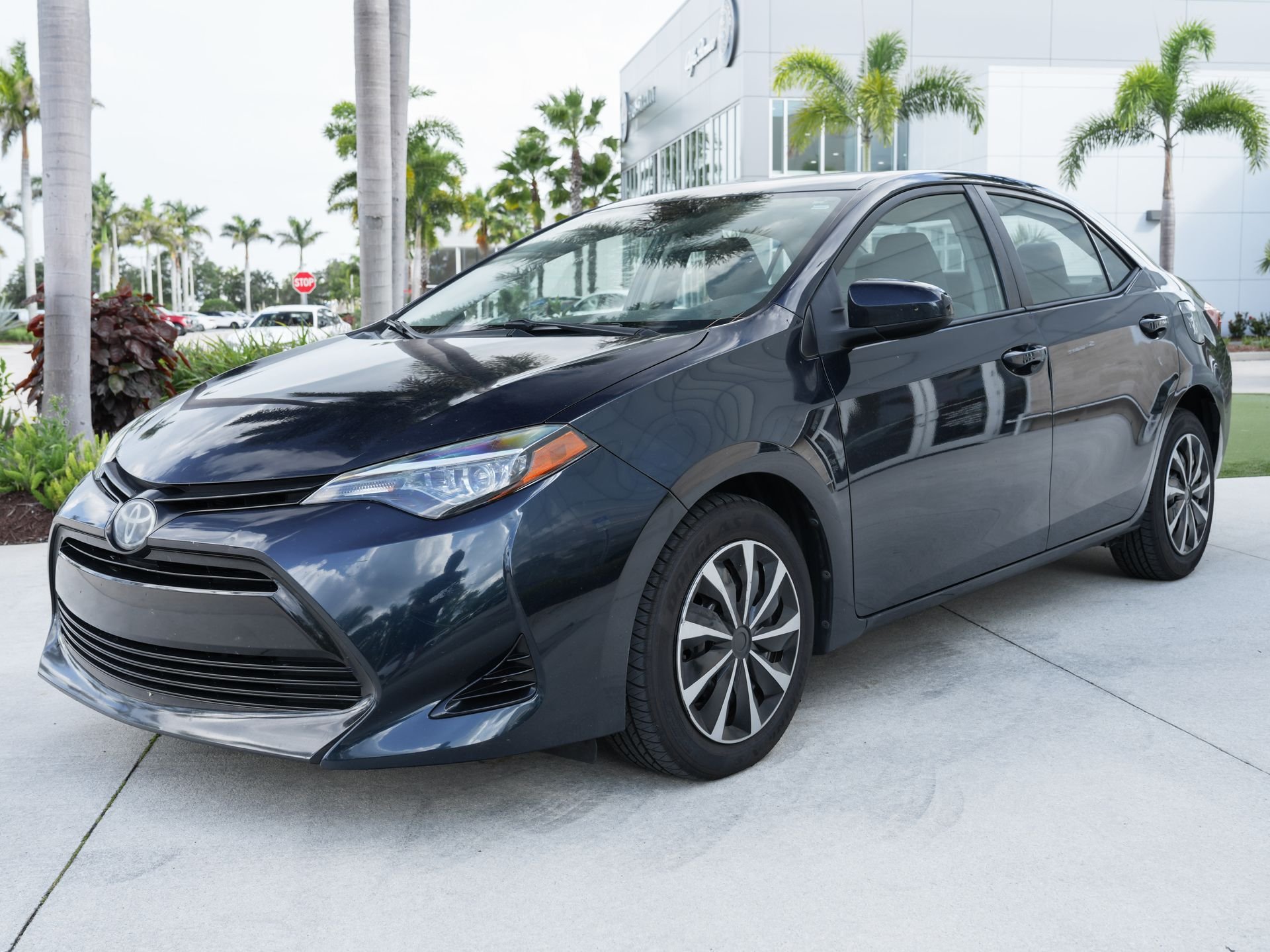 Used 2019 Blue Toyota LE image 6