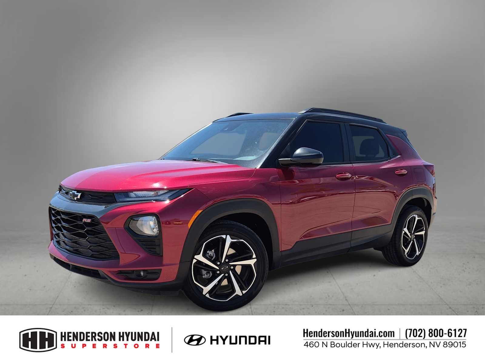 Used 2021 Scarlet Red Metallic Chevrolet RS image 1