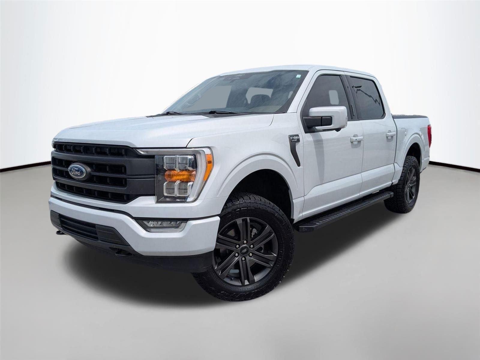 Certified Used 2022 Space White Metallic Ford LARIAT image 1