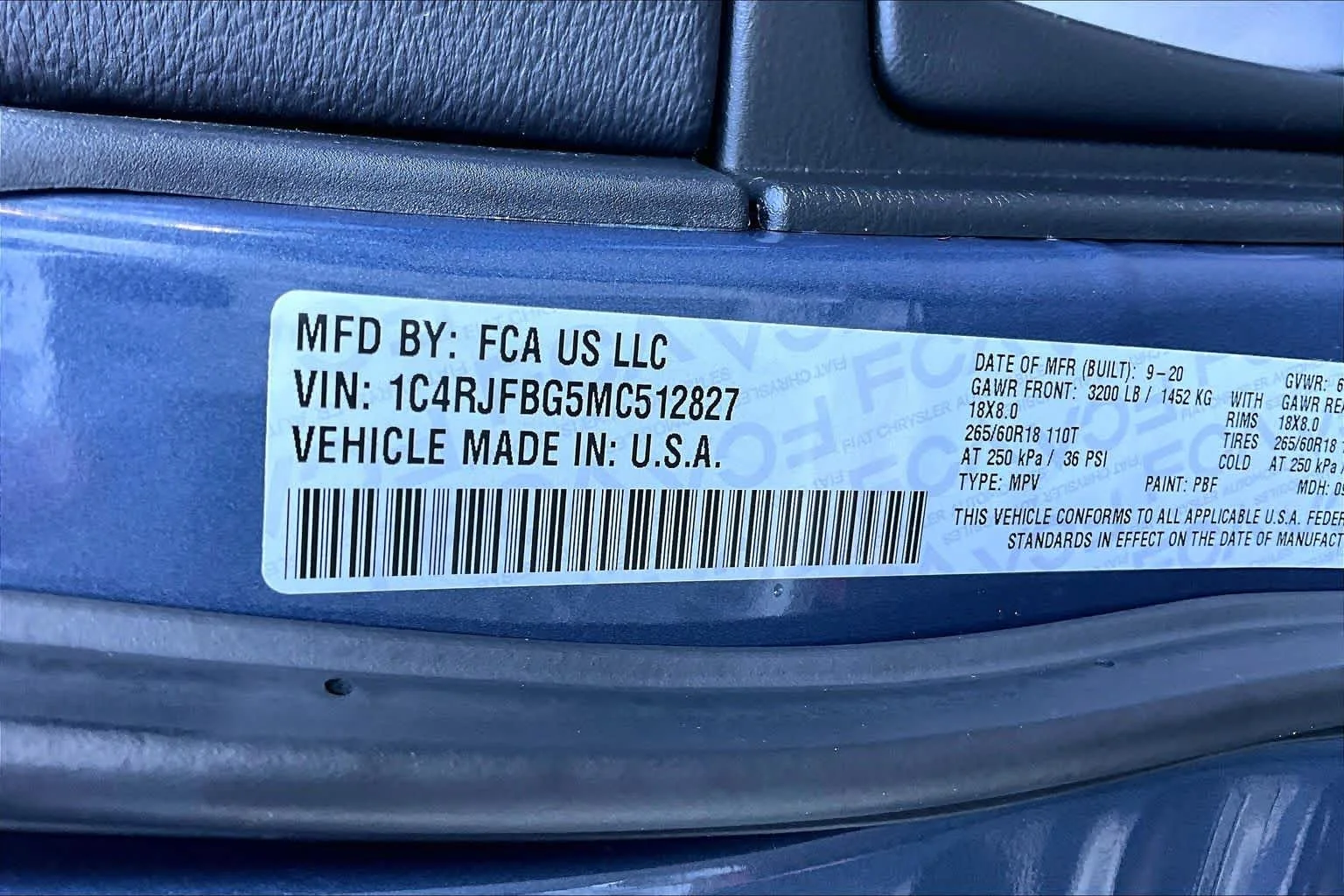 Used 2021 Slate Blue Pearlcoat Jeep Limited image 34