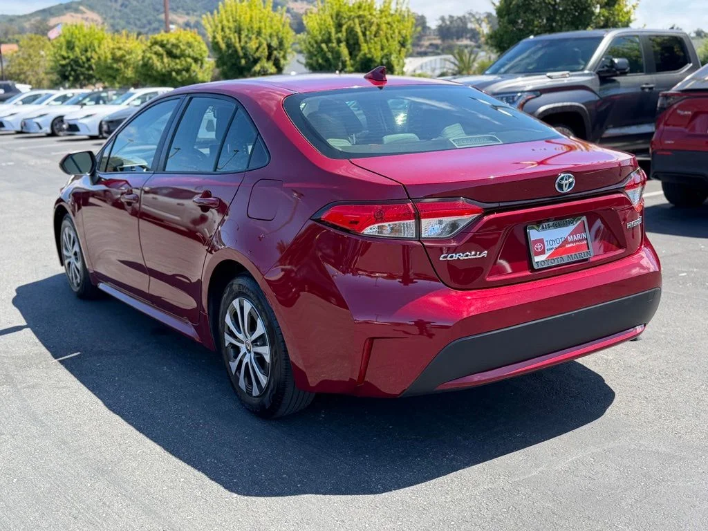 Certified Used 2022 Red Toyota LE image 5