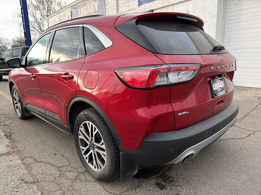 Used 2022 Red Metallic Ford SEL image 5