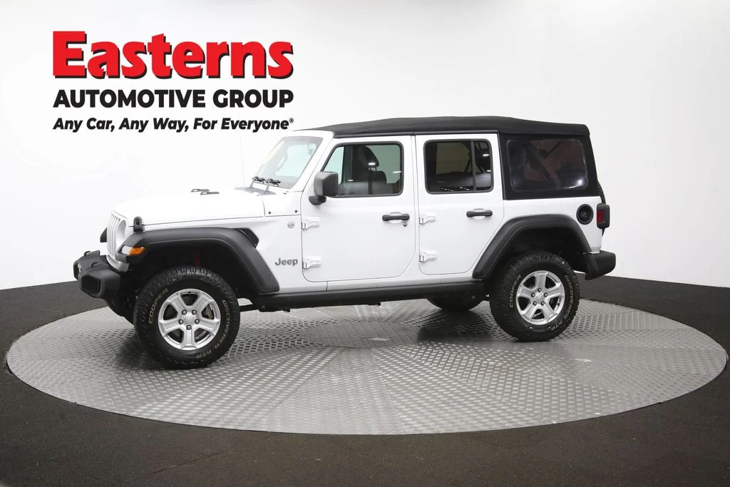 Used 2018 White Jeep Unlimited Sport S image 57