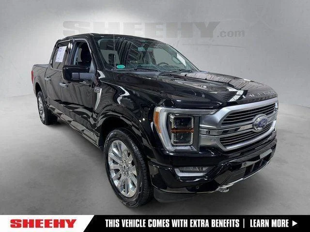 Used 2023 Agate Black Metallic Ford Limited image 1
