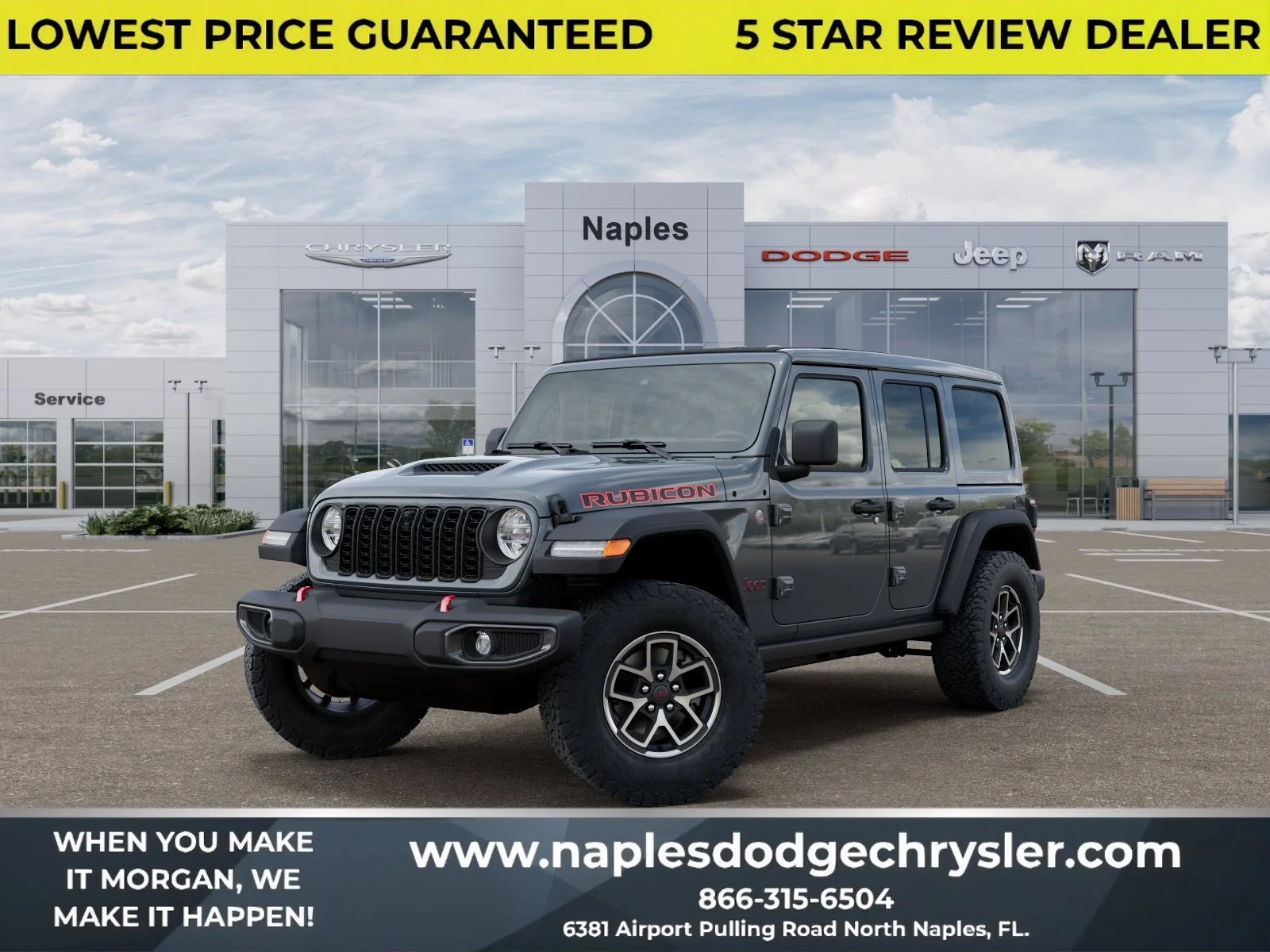 New 2026 Anvil Clear-Coat Exterior Paint Jeep Rubicon image 1