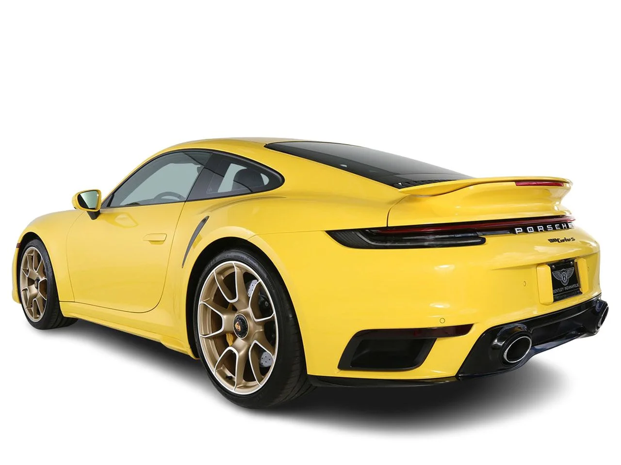 Used 2023 Yellow Porsche Turbo S image 3