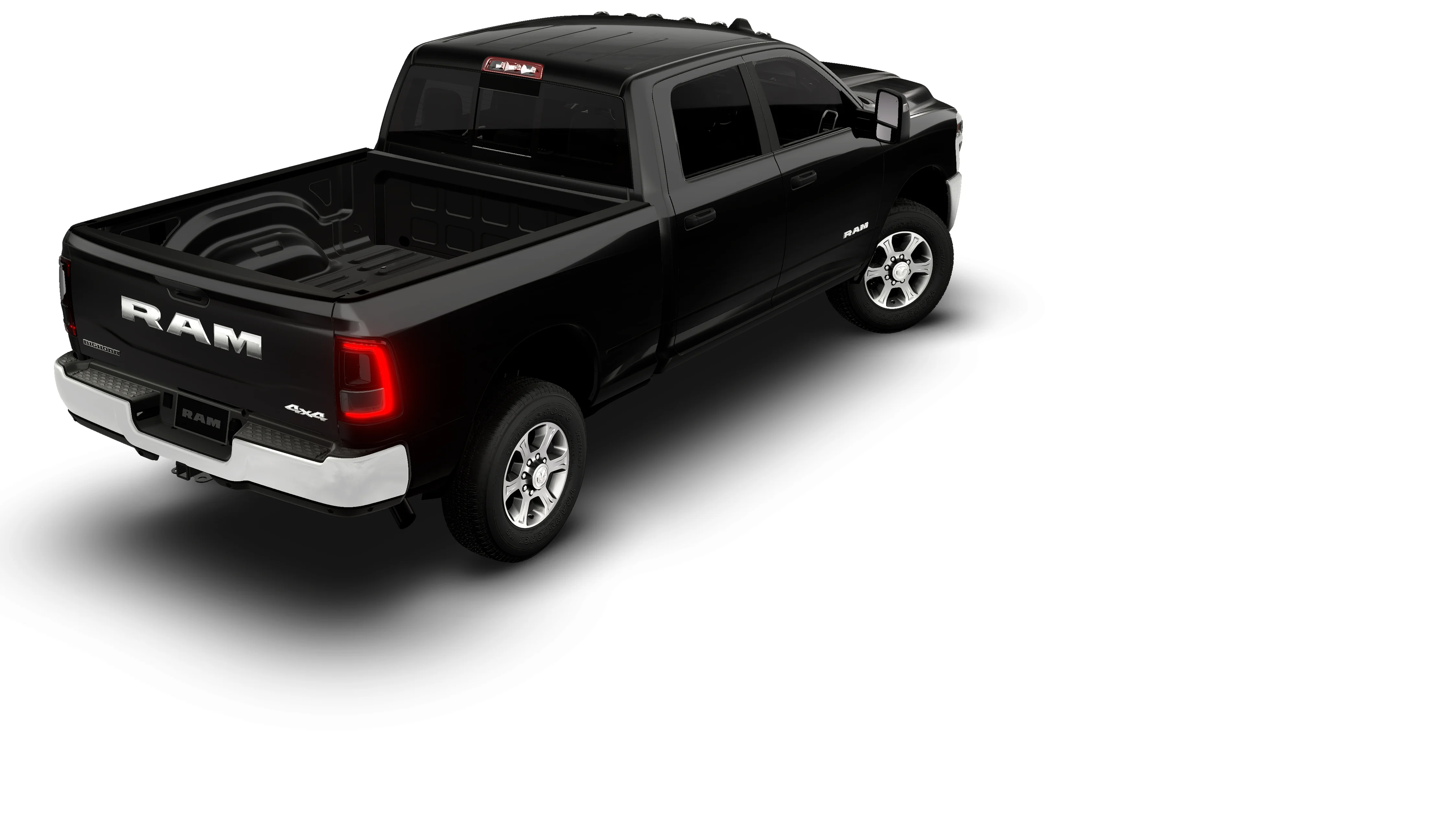 New 2026 Diamond Black Crystal Pearl-Coat Exterior Paint RAM Big Horn image 14